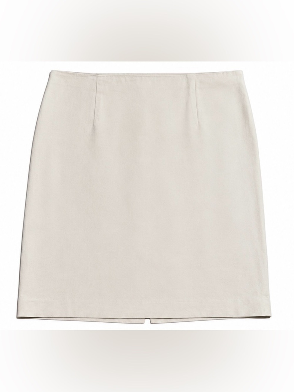 Gap Khaki Cotton Midi Pencil Skirt Back Zipper Outseam 22” Size 8